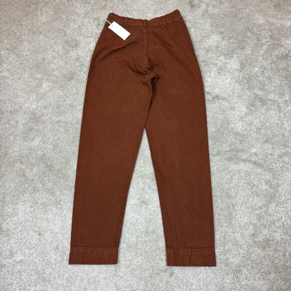 NWT Jesse Kamm Ranger Cotton Canvas Slim Ankle Pants Women's 0 Boho Minimalist - Picture 3 of 11